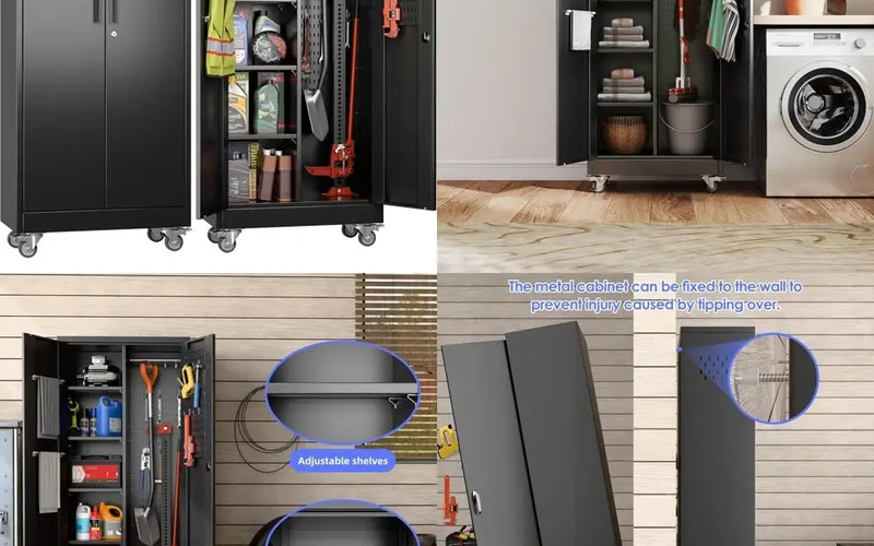 metal-garage-cabinet-set-with-wheels