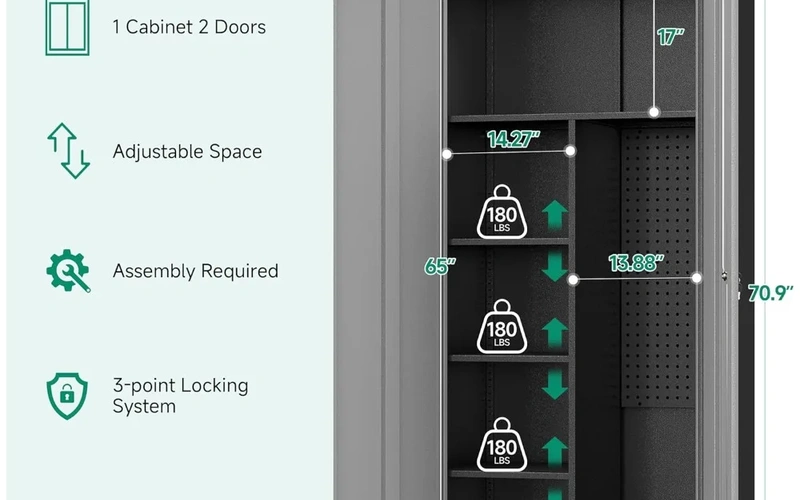 rolling-metal-garagecabinetset-with-locks