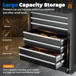 Garage cabinet set with large capacity storage for tools and accessories